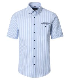 CASAMODA CASUAL FIT 1/2 HIHA KAULUSPAITA