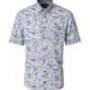 CASAMODA CASUAL FIT 1/2 HIHA KAULUSPAITA