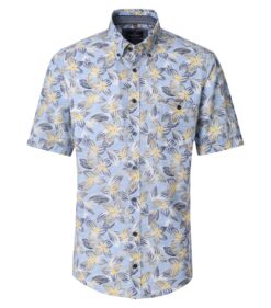 CASAMODA CASUAL FIT 1/2 HIHA KAULUSPAITA